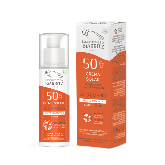 Crema Protectora Facial SPF 50 Alga Maris 50ml.