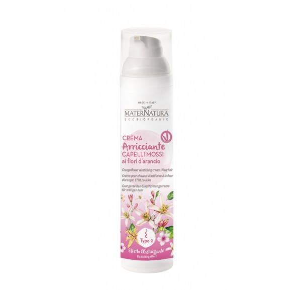 Crema Hidratante Ligera Rizos y Pelo Ondulado Tipo2 Maternatura 100ml.