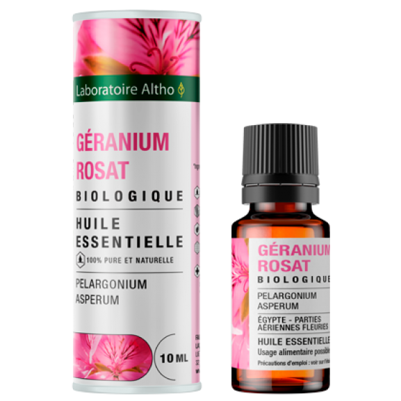 Aceite Esencial Geranio Rosat 10ml.