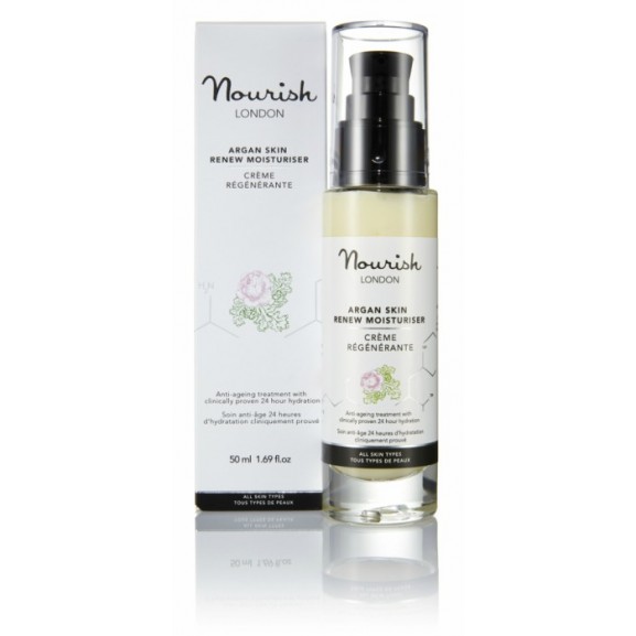 Crema Hidratante Argan Antiedad Nourish London 50ml.