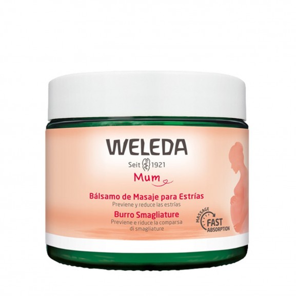 Bálsamo de masaje para las estrías de Weleda 150ml