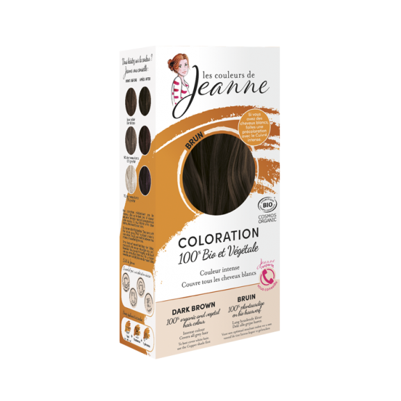 Tinte vegetal Negro Couleurs de Jeanne 2 x 50g