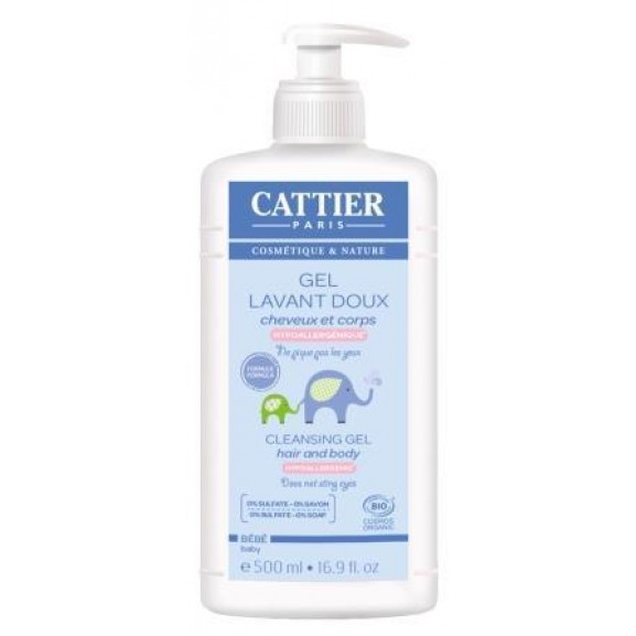 Cattier Champú & Gel de Baño Bebé 500ml