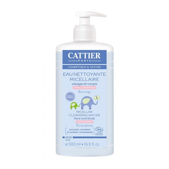 Agua Limpiadora Micelar Bebe de Cattier 500 ml