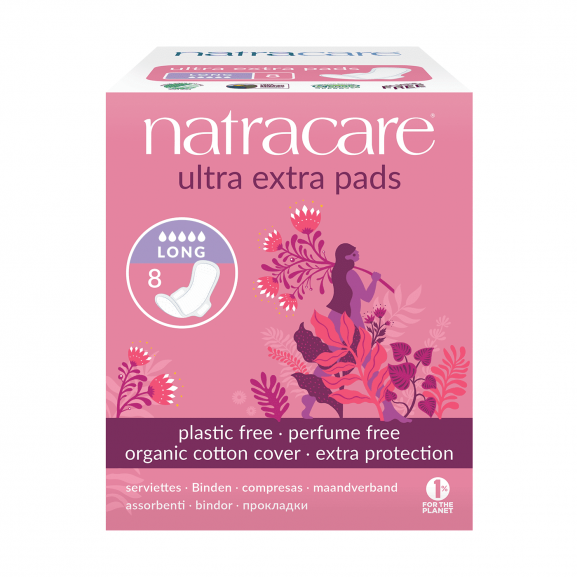 Compresa Ecológica Long Ultra Extra 8 Unds de Natracare