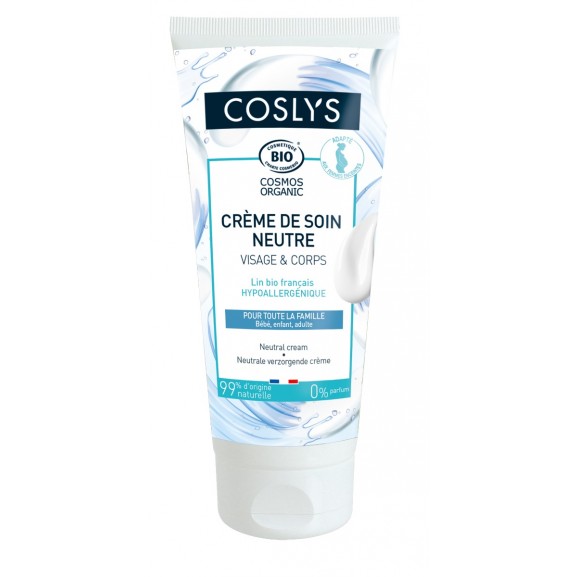 Crema neutra cara y cuerpo sin perfume de Coslys 200ml