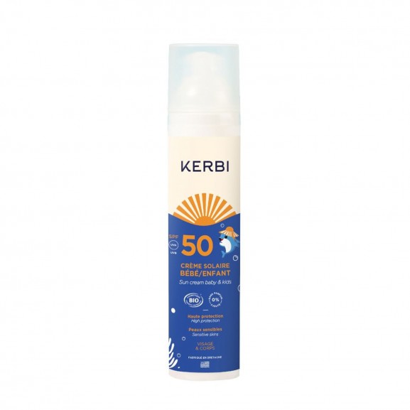 Leche Solar Infantail SPF 50 Cara & Cuerpo  Kerbi 100ml. 