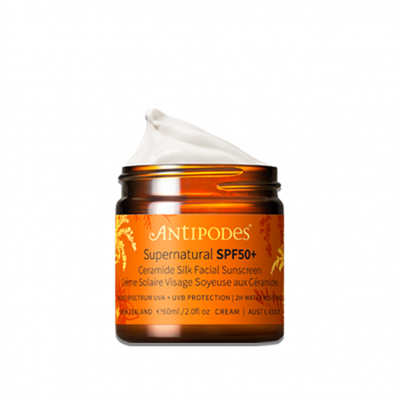 Protector Solar Facial SPF50+ con Ceramidas de Antipodes 60ml