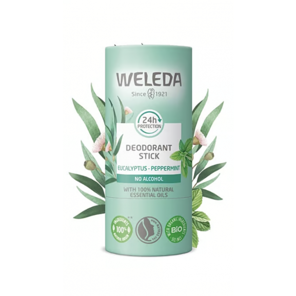Desodorante en Stick Eucalipto y Menta de Weleda 50gr.