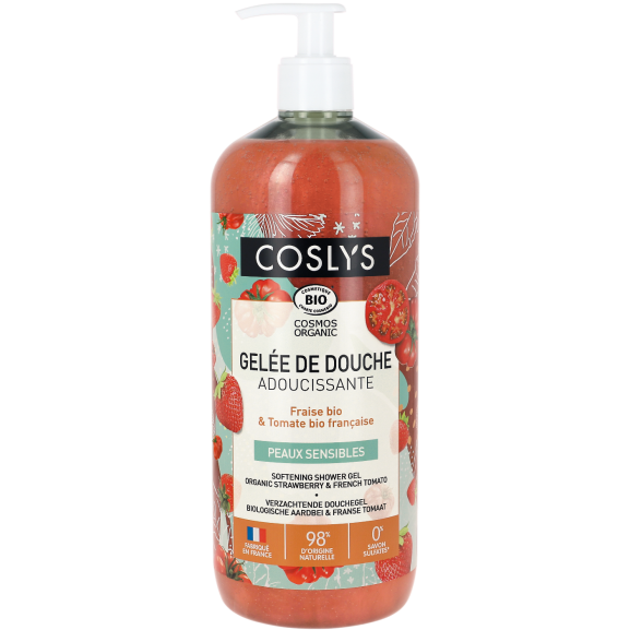Gel de Ducha Fresa y Semilla Tomate de Coslys 1L