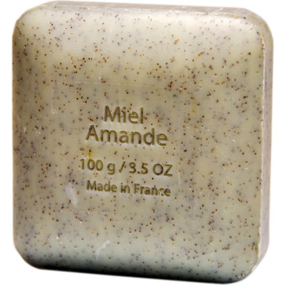 Jabón Exoliante Miel Almendras 100gr Savons du Midi