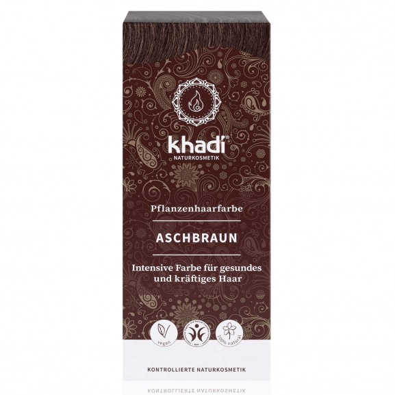 Khadi Tinte Vegetal Castaño Ceniza 100 gr.