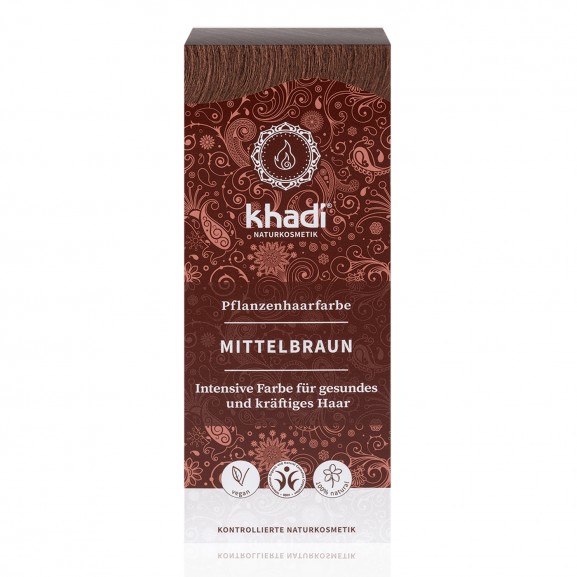 Khadi Tinte Vegetal Castaño Medio 100 gr.