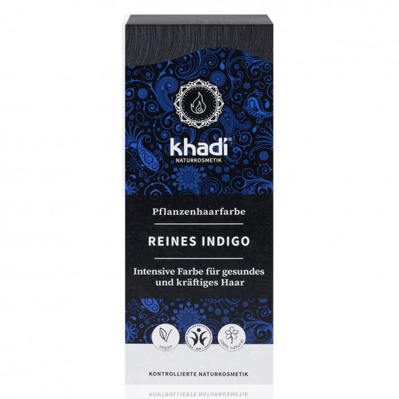 Khadi Tinte Vegetal Índigo Puro 100% Herbal 100gr.