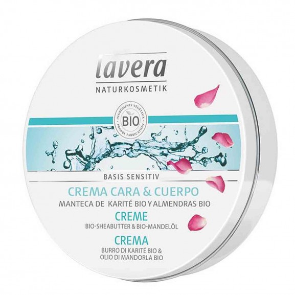 Lavera Crema Cara & Cuerpo Basis Sensitiv 150ml