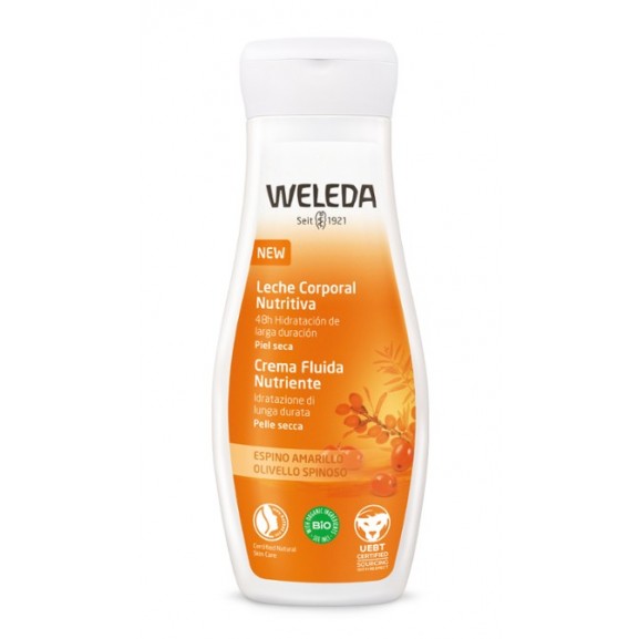 Leche Corporal Espino Amarillo de Weleda 200ml.