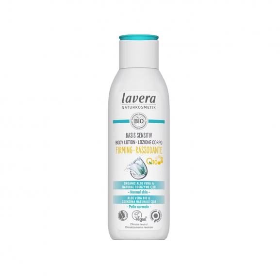 Loción Corporal Reafirmante Q10 de Lavera 250ml.