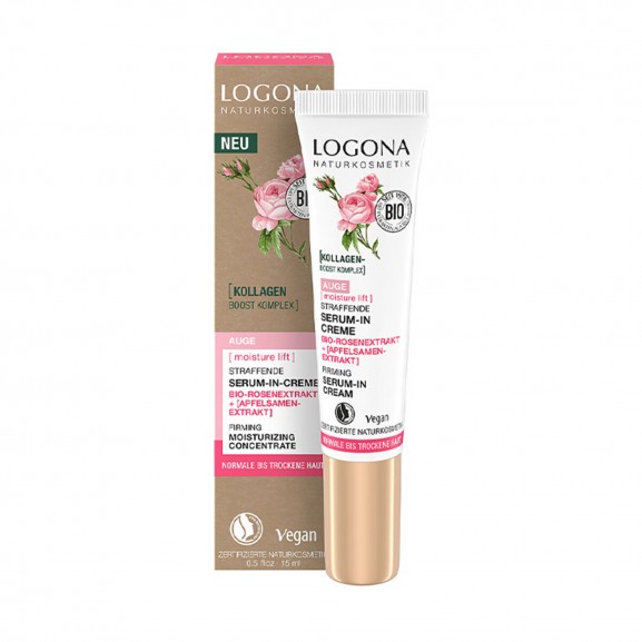 Crema Contorno Ojos Rosas & Aloe Vera Logona 15ml.