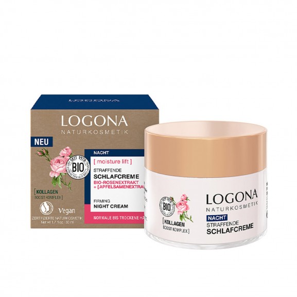 Crema de Noche Reafirmante Rosas Logona 50ml.