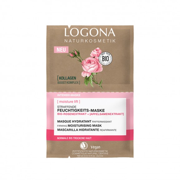 Mascarilla Hidratante  Rosas y Aloe Vera Monodosis de Logona