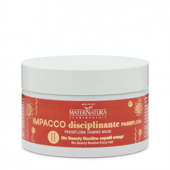 Mascarilla Capilar Pasiflora (Maracuyá) Pelo Encrespado Mater Natura 200ml.