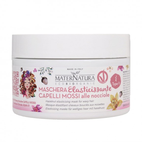 Mascarilla Capilar Pelo Ondulado de Maternatura 200ml.