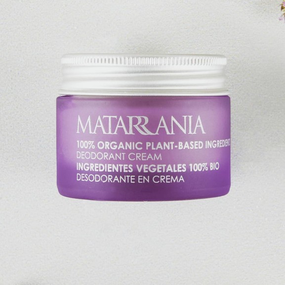 Desodorante natural en crema Bio Sin Bicarbonato de Matarrania