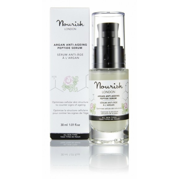 Serum Antiedad Niacinamida & Argan de Nourish London 30ml.