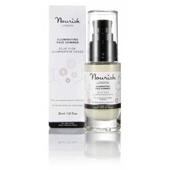 Iluminador en Crema Shimmering de Nourish London 30ml.