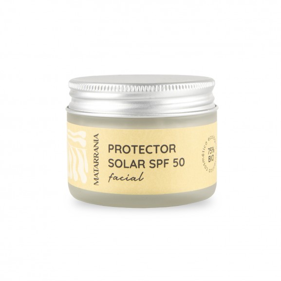 Crema Solar Cara FPS 50 de Matarrania 30ml.