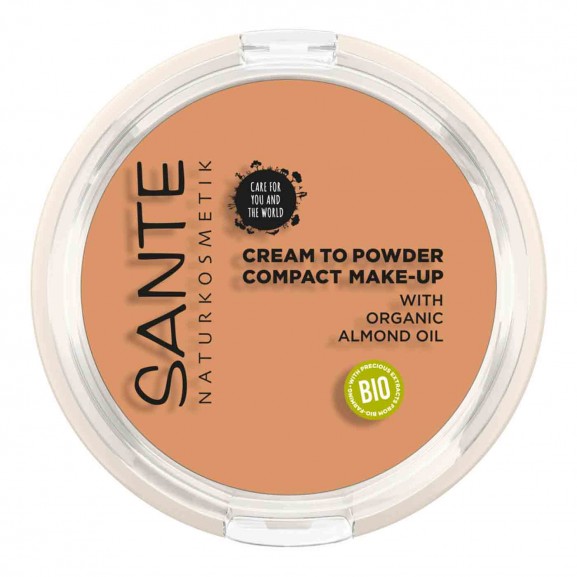Maquillaje Compacto Polvo-Crema 03 Cool Beige Sante 9gr