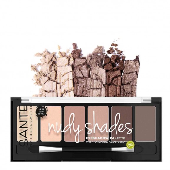 Paleta 6 sombras de ojos Nudy de Sante 6gr.