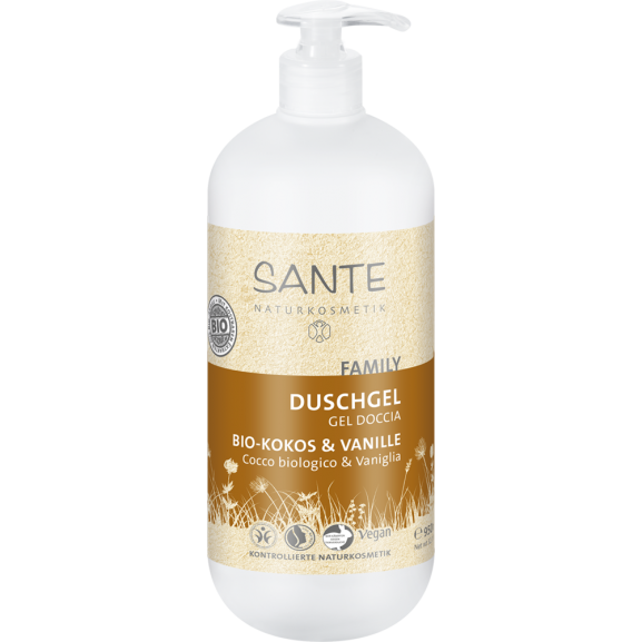 Gel de Ducha Coco & Vainilla Sante 950ml.