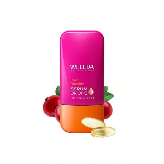 Serum Drops Vitamina C + E de Weleda 30ml.