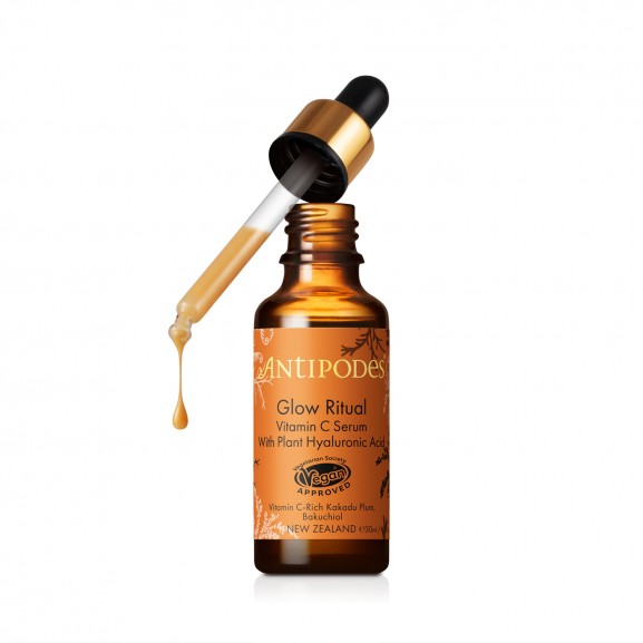 Serum de Vitamina C con Ácido Hialurónico de Antípodes 30ml.