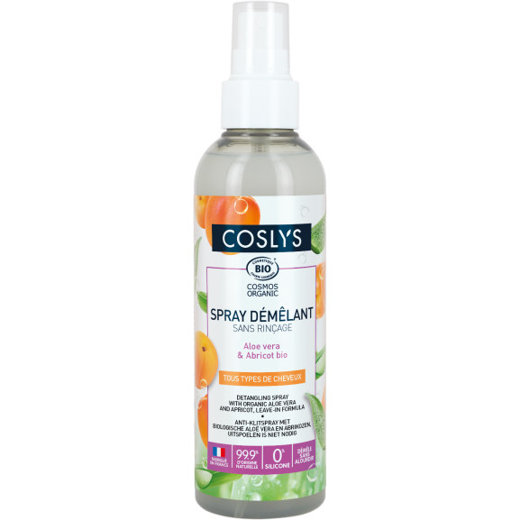 Spray Desenredante Aloe Vera + Albaricoque Coslys 200ml.