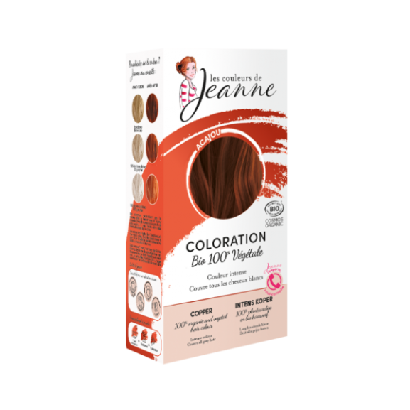 Tinte Vegetal Caoba de Couleurs de Jeanne 2 x 50gr.