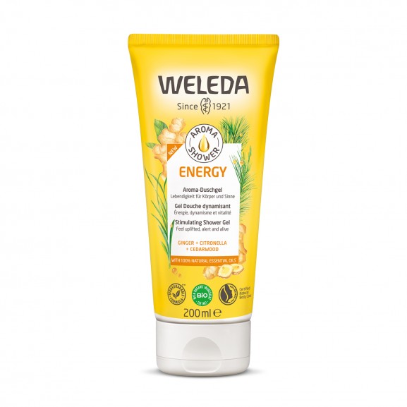 Crema de ducha ENERGY jengibre & cedro 200ml de Weleda