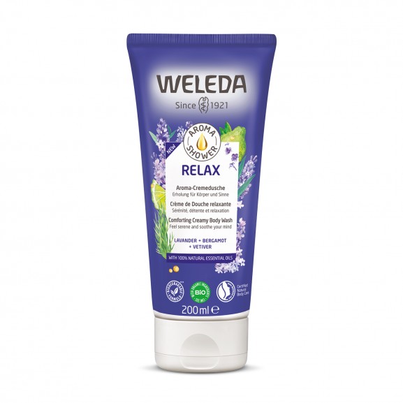 Crema de ducha RELAX lavanda & bergamota 200ml de Weleda