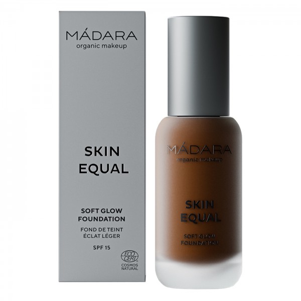 OFERTA 70% Maquillaje Base Skin Equal de Madara SPF 15,  30ml - Mocha #100