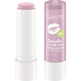 Balsamo Labial Color Kiss 04 Soft Rose Sante 4,5gr.