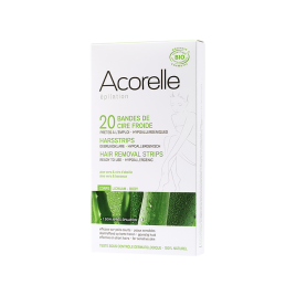 Acorelle Bandas de Cera Fria Cuerpo 20 uds