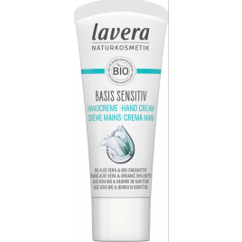 Mini Crema de Manos Basis Sensitiv Lavera 20ml.