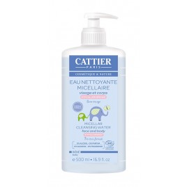 Agua Limpiadora Micelar Bebe de Cattier 500 ml
