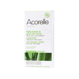 Bandas Cera Fria Ingles & Axilas 20uds Acorelle 