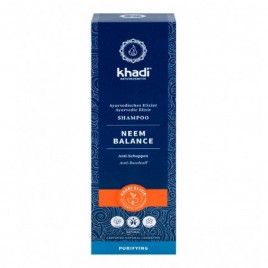 Champú Neem equilibrante anti-caspa de Khadi 200ml