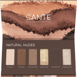 Paleta 6 sombras de ojos Nudy de Sante 6gr.