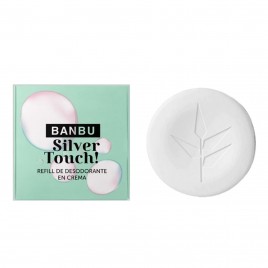 Recarga Desodorante en Crema Silver Touch de Banbu 50g.