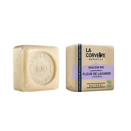 Jabón de Marsella y leche de burra - Lavanda de La Corvette 100g