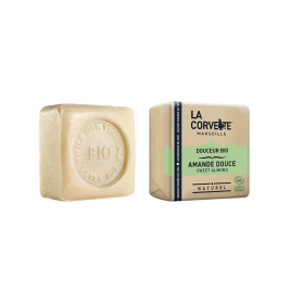 Jabón de Marsella y leche de burra - Almendras de La Corvette 100g